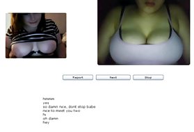 ציצים ענקיים על chatroulette, ה-22 בנובמבר. בשנת 2010, פקה ענק